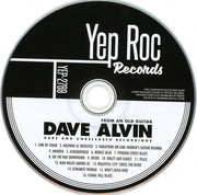 Label Disc: Dave Alvin – From An Old Guitar:  Rare and Unreleased Recordings CD | Relix