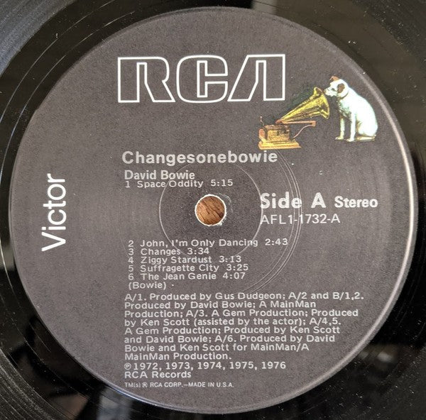 Label Disc: David Bowie – Changesonebowie Vinyl LP | Relix