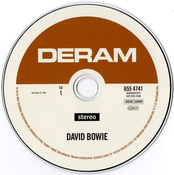 Label Disc: David Bowie – David Bowie (Deluxe, Can CD) CD | Relix