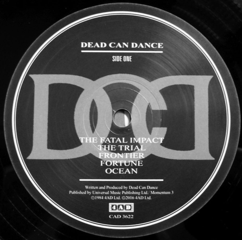 Label Disc: Dead Can Dance – Dead Can Dance Vinyl LP | Relix