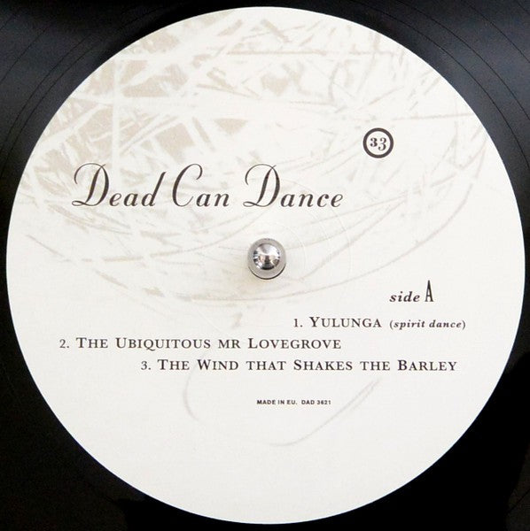 Label Disc: Dead Can Dance – Into The Labyrinth Vinyl LP | Relix
