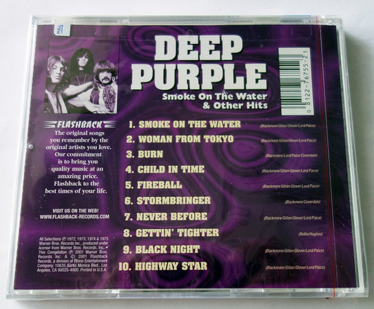 Label Disc: Deep Purple – Smoke On The Water and Other Hits CD | Relix
