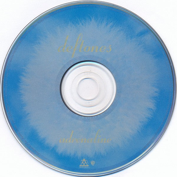 Label Disc: Deftones – Adrenaline (CD) CD | Relix