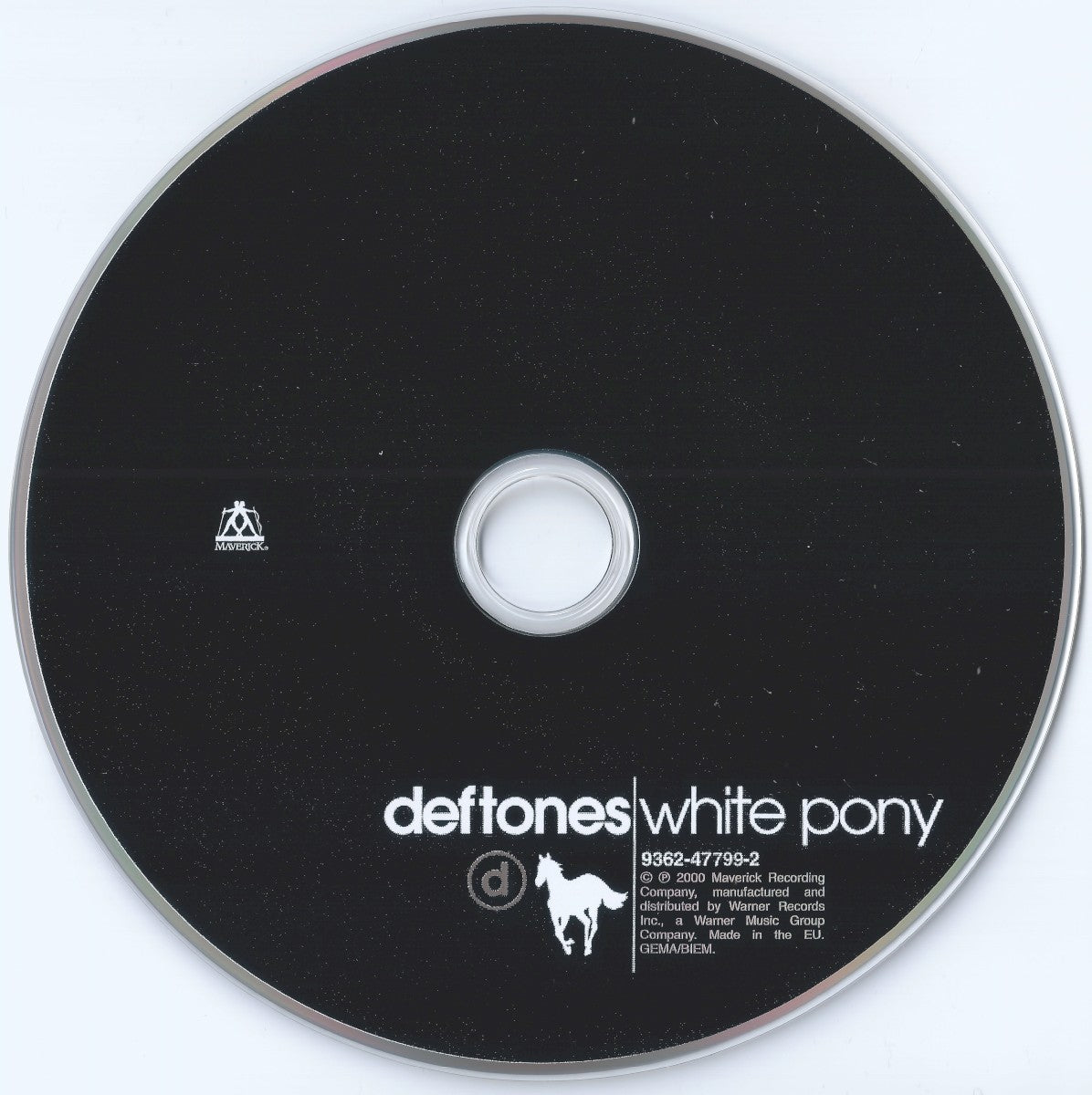 Label Disc: Deftones – White Pony (CD) CD | Relix