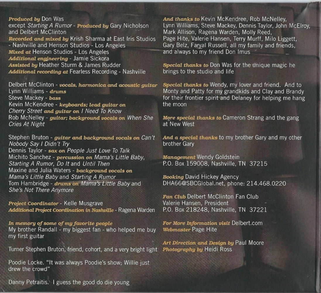 Label Disc: Delbert McClinton – Acquired Taste (Digipak CD) CD | Relix