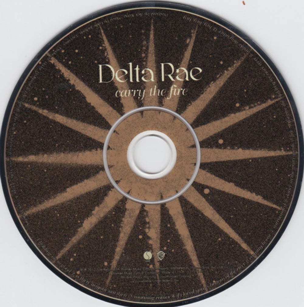 Label Disc: Delta Rae – Carry the Fire CD | Relix