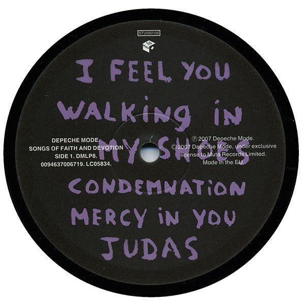 Label Disc: Depeche Mode – Songs Of Faith And Devotion Vinyl LP | Relix