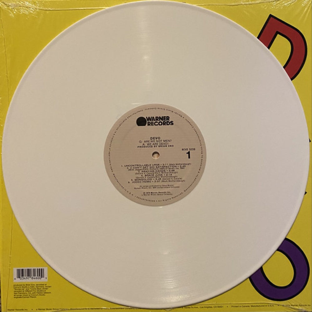 Label Disc: Devo – Q: Are We Not Men? A: We Are Devo! (Rocktober LP Vinyl) Vinyl LP | Relix