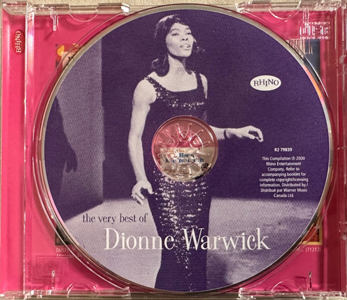 Label Disc: Dionne Warwick – The Very Best Of Dionne Warwick CD | Relix