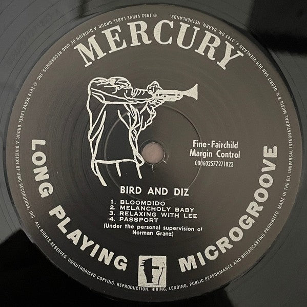 Label Disc: Dizzy Gillespie / Charlie Parker – Bird & Diz Vinyl LP | Relix