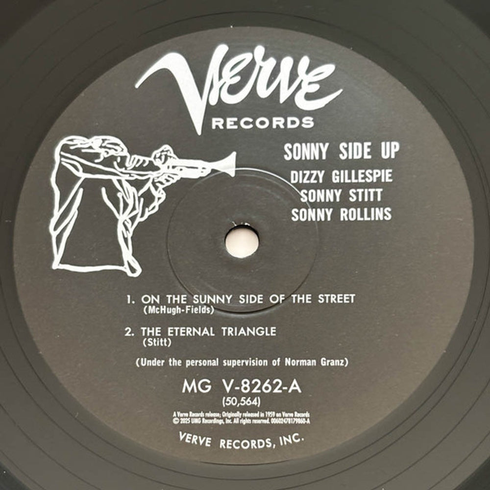 Label Disc: Dizzy Gillespie  / Sonny Stitt / Sonny Rollins – Sonny Side Up (Verve Vault Series, 180 Gram LP Vinyl) Vinyl LP | Relix