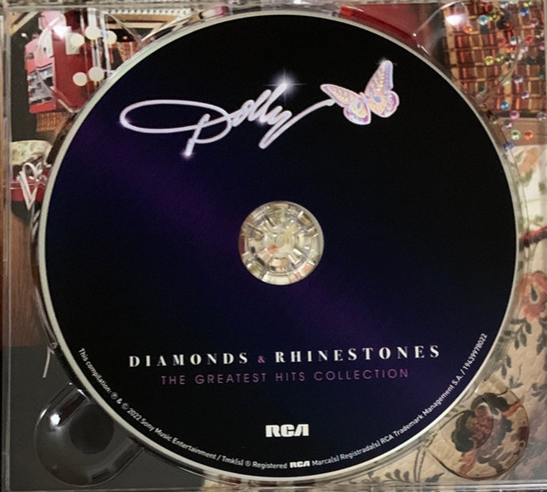 Label Disc: Dolly Parton – Diamonds & Rhinestones : The Greatest Hits Collection CD | Relix
