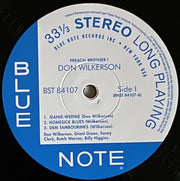Label Disc: Don Wilkerson – Preach Brother! (Blue Note Classic Vinyl Series)[LP] Vinyl LP | Relix