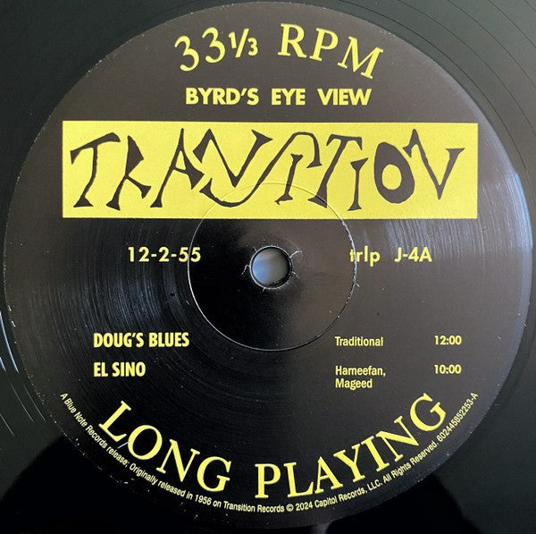 Label Disc: Donald Byrd – Byrd's Eye View (Blue Note Tone Poet Vinyl Series) Vinyl LP | Relix