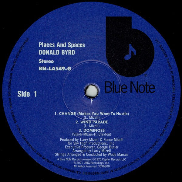 Label Disc: Donald Byrd – Places And Spaces (Blue Note Classic Series LP Vinyl) Vinyl LP | Relix