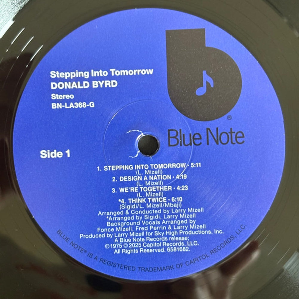 Label Disc: Donald Byrd – Stepping Into Tomorrow (180 Gram LP Vinyl) Vinyl LP | Relix