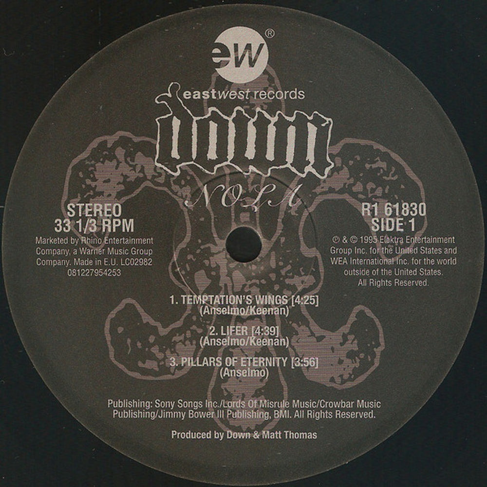 Label Disc: Down – Nola Vinyl LP | Relix