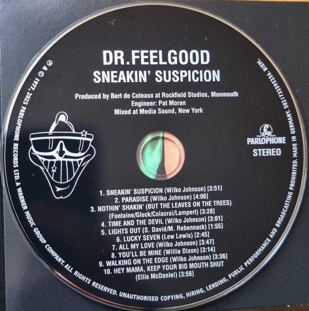 Label Disc: Dr Feelgood – Sneakin' Suspicion (2025 Remaster CD) CD | Relix
