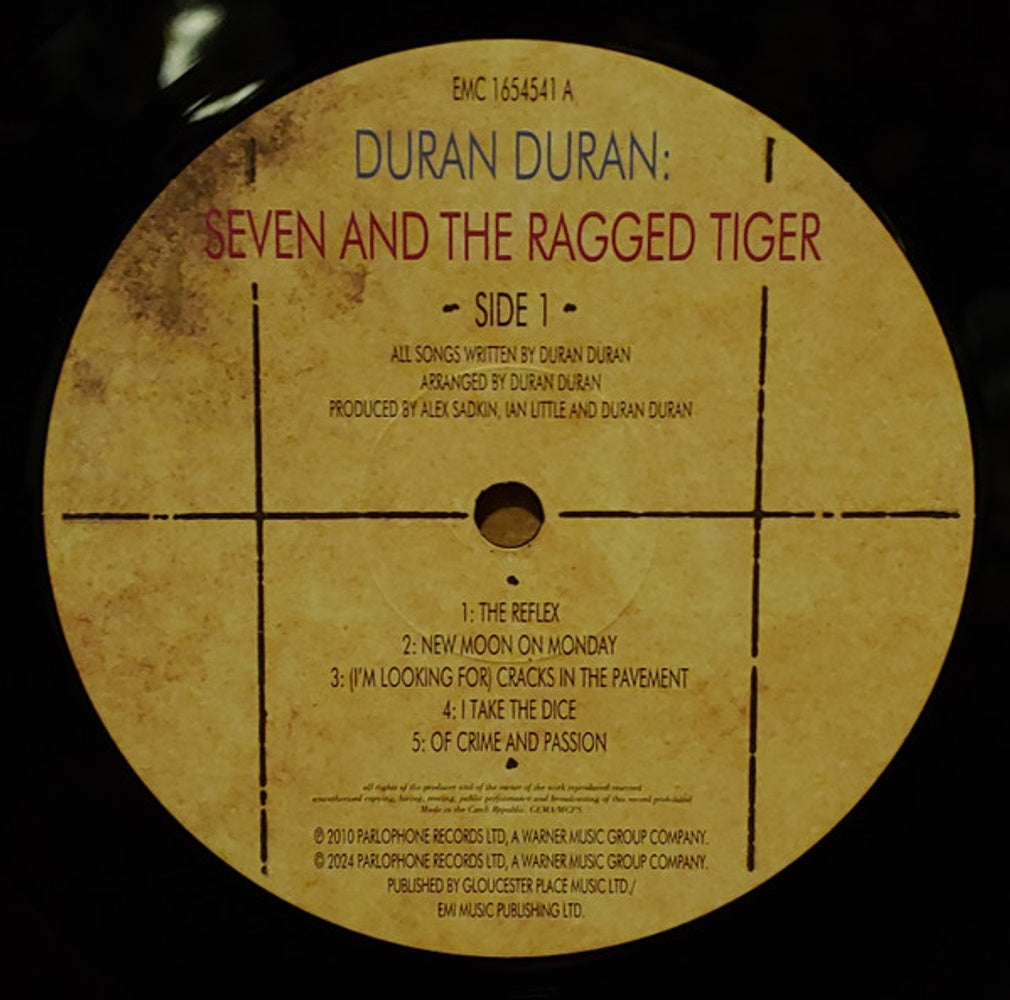 Label Disc: Duran Duran – Seven And The Ragged Tiger (2010 Remaster, Remastered LP Vinyl) Vinyl LP | Relix