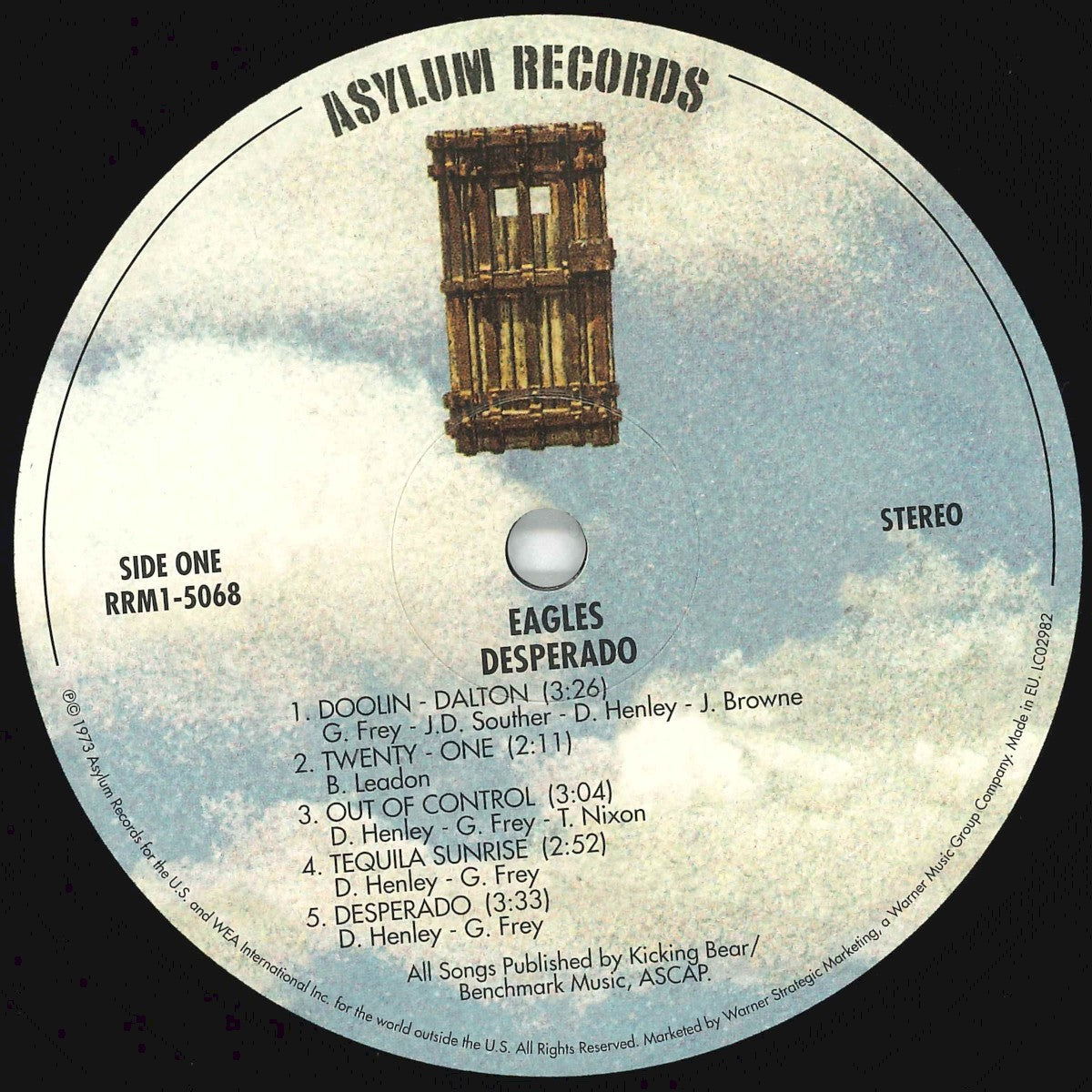 Label Disc: Eagles – Desperado Vinyl LP | Relix
