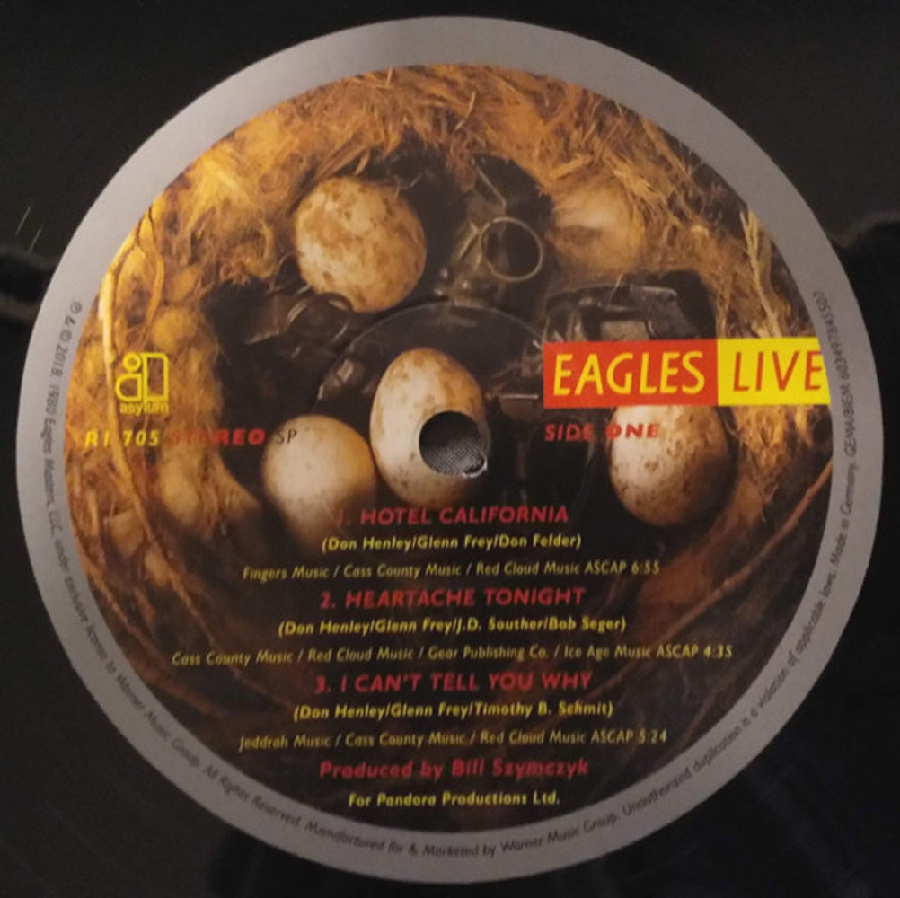 Label Disc: Eagles – Eagles Live (180 Gram LP Vinyl) Vinyl LP | Relix