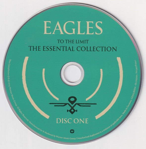 Label Disc: Eagles – To The Limit: ﻿The Essential Collection CD | Relix
