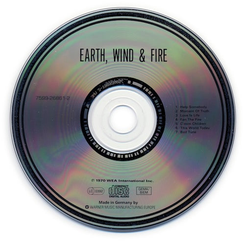 Label Disc: Earth, Wind & Fire – Earth Wind & Fire CD | Relix