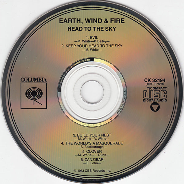 Label Disc: Earth, Wind & Fire – Head to the Sky CD | Relix