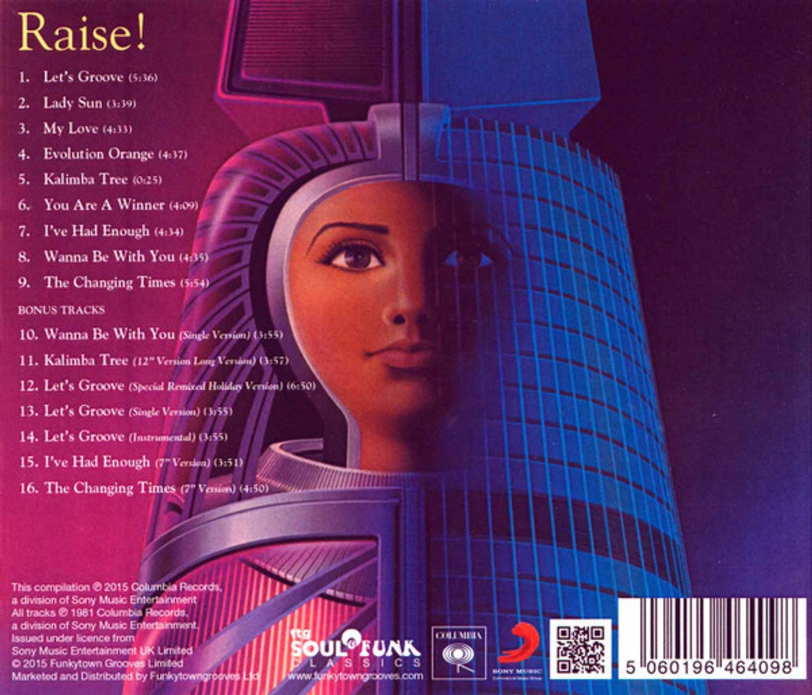 Label Disc: Earth, Wind & Fire – Raise (Bonus Tracks, Exp CD) CD | Relix