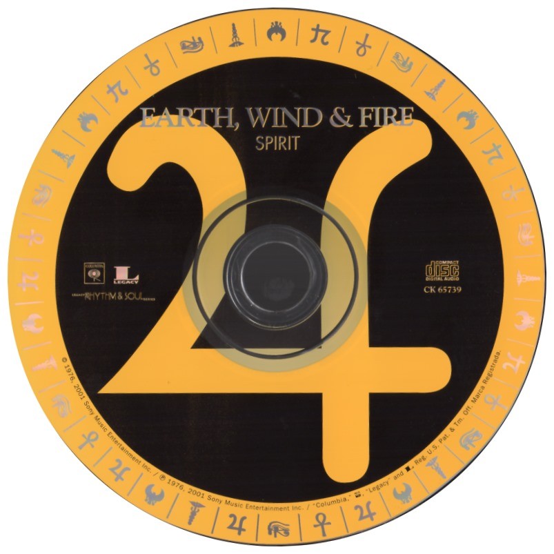 Label Disc: Earth, Wind & Fire – Spirit CD | Relix