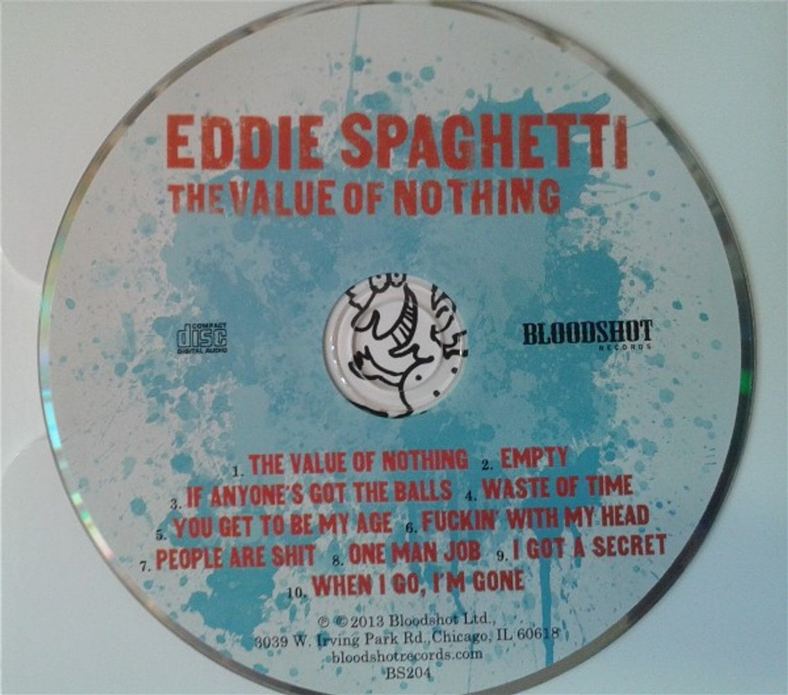 Label Disc: Eddie Spaghetti – The Value Of Nothing CD | Relix