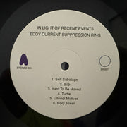Label Disc: Eddy Current Suppression Ring – In Light of Recent Events Vinyl LP | Relix