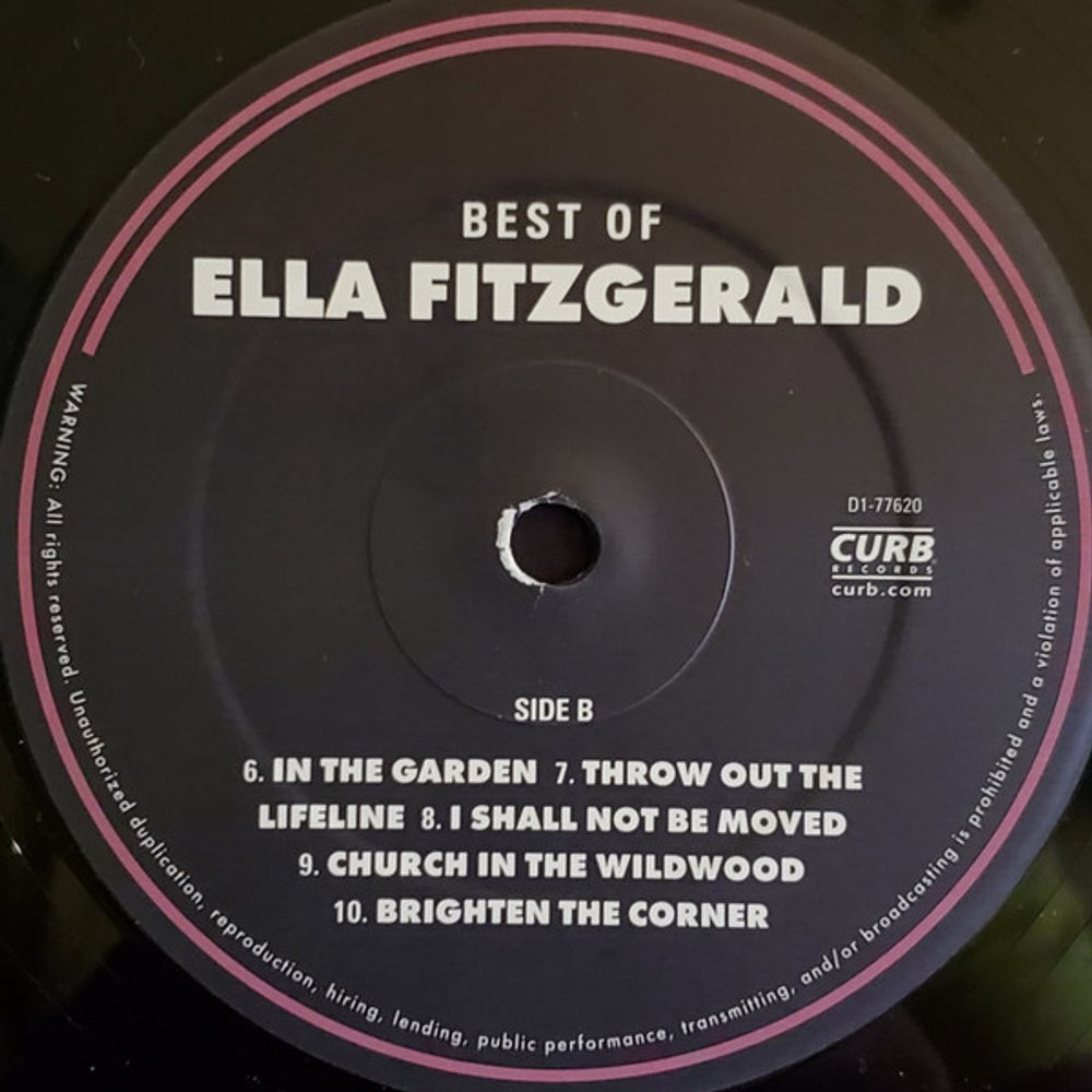 Label Disc: Ella Fitzgerald – Best Of Vinyl LP | Relix