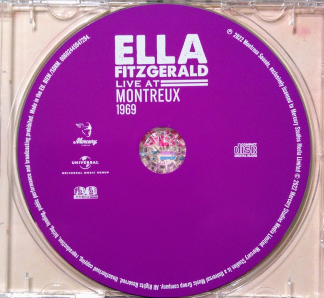 Label Disc: Ella Fitzgerald – Live At Montreux 1969 CD | Relix