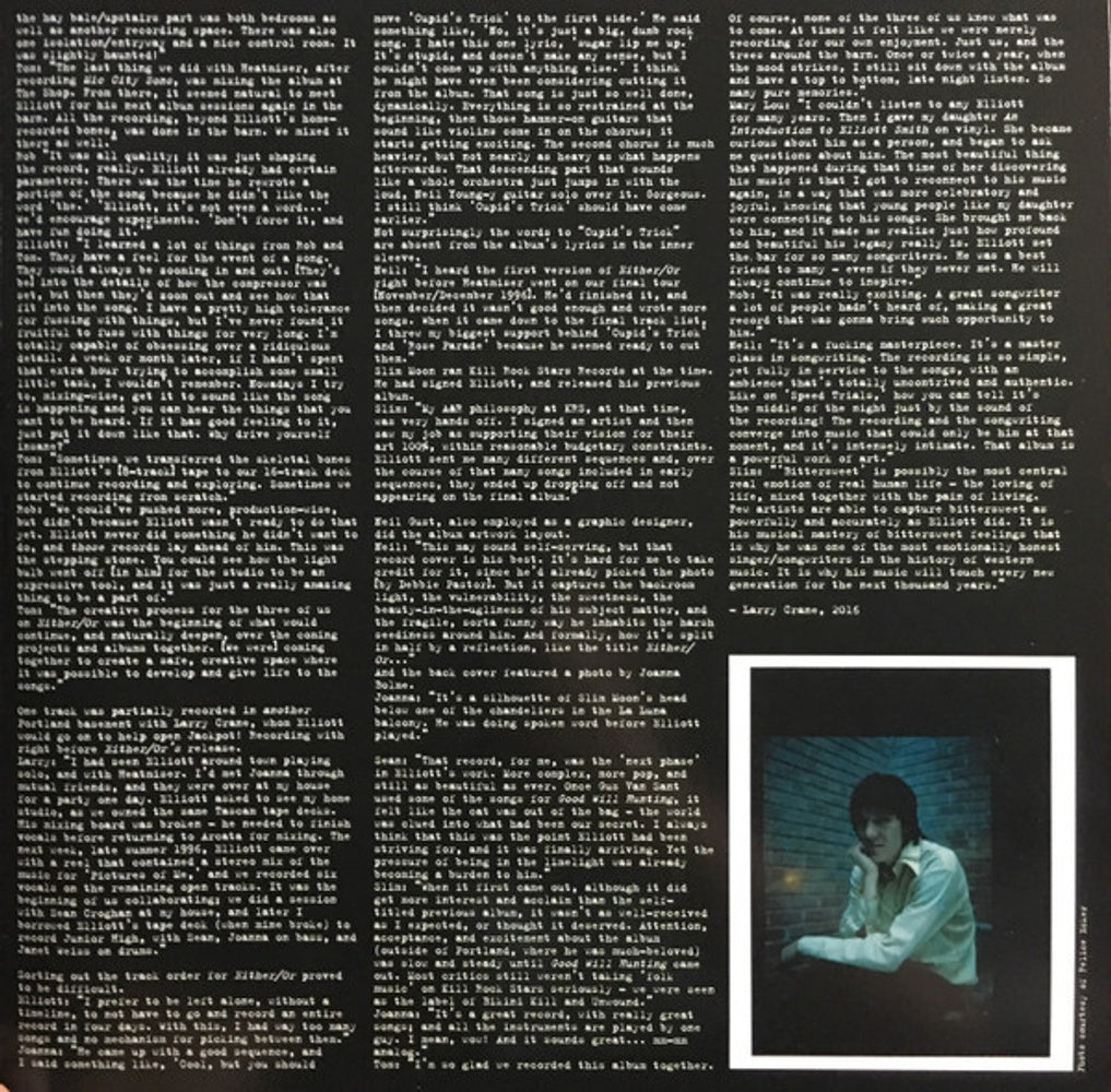Label Disc: Elliott Smith – Either/Or: Expanded Edition Vinyl LP | Relix