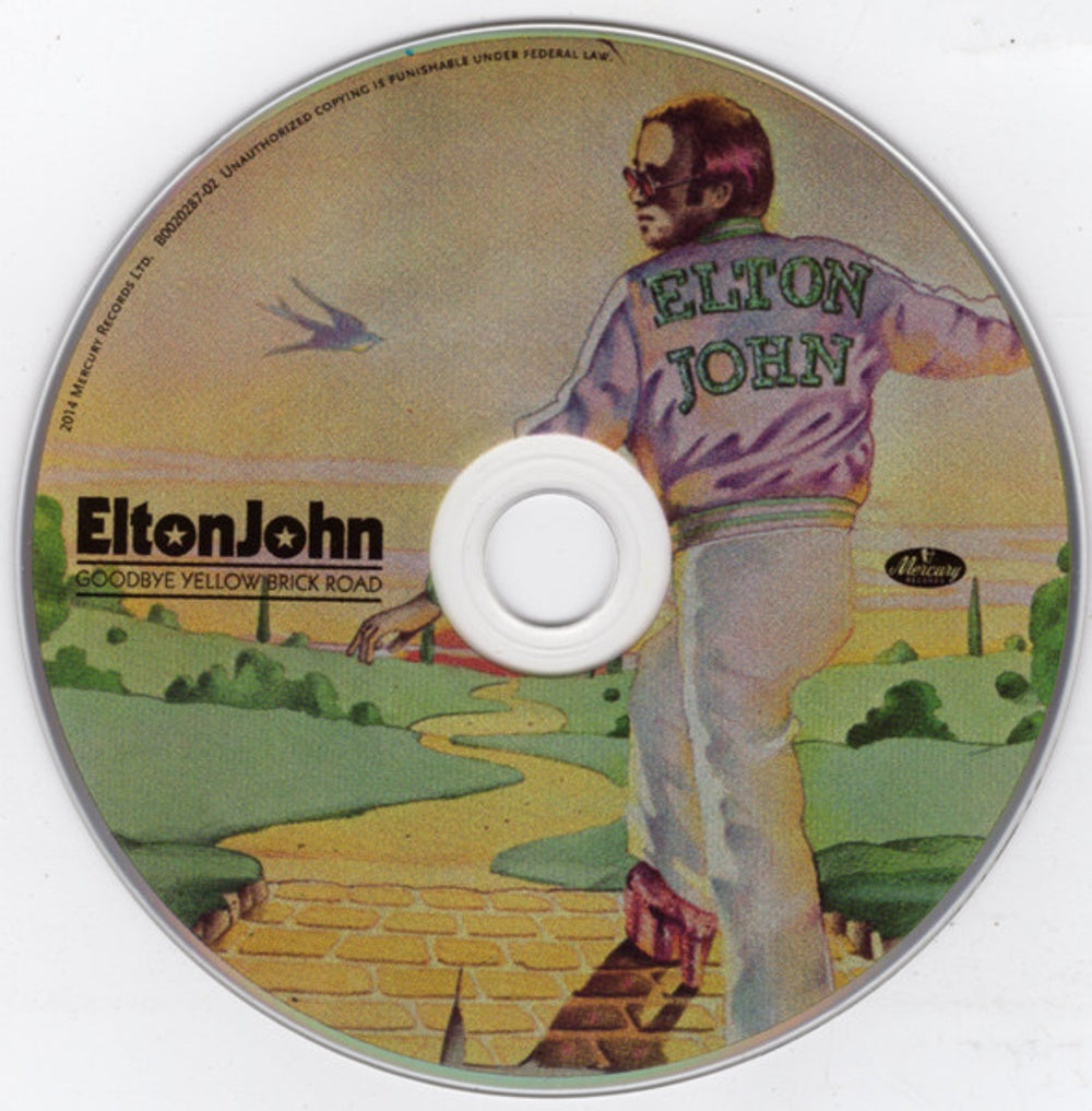 Label Disc: Elton John – Goodbye Yellow Brick Road: 40th Anniversary (Remastered 4-CD) CD | Relix