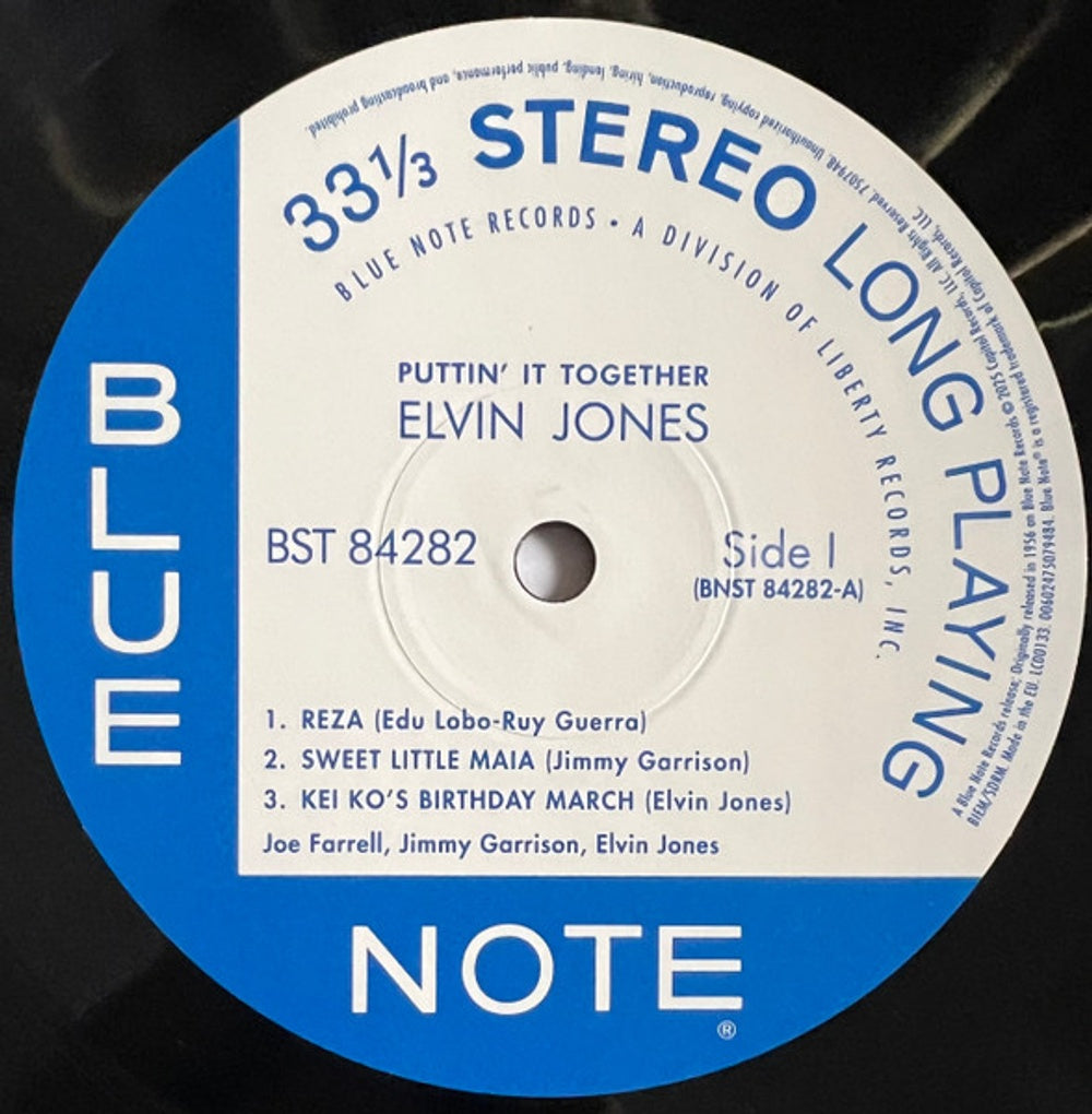 Label Disc: Elvis Jones – Puttin' It Together (180 Gram LP Vinyl) Vinyl LP | Relix