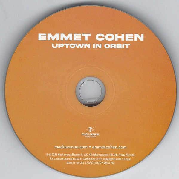 Label Disc: Emmet Cohen – Uptown In Orbit CD | Relix