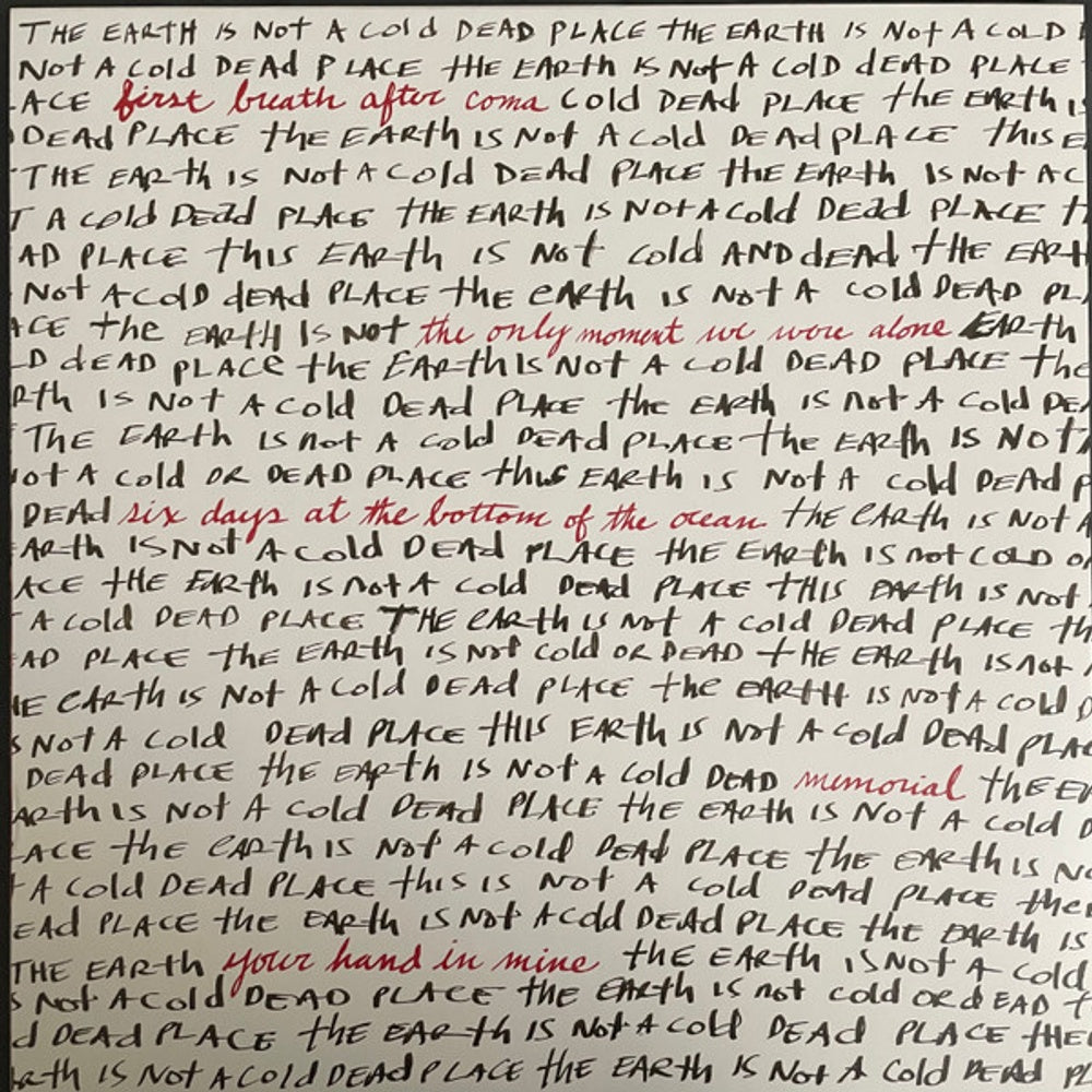 Label Disc: Explosions In The Sky – The Earth Is Not A Cold Dead Place: Anniversary Edition (Opaque Red LP Vinyl) Vinyl LP | Relix