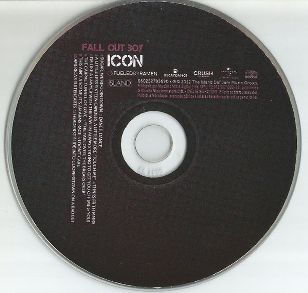 Label Disc: Fall Out Boy – Icon (CD) CD | Relix