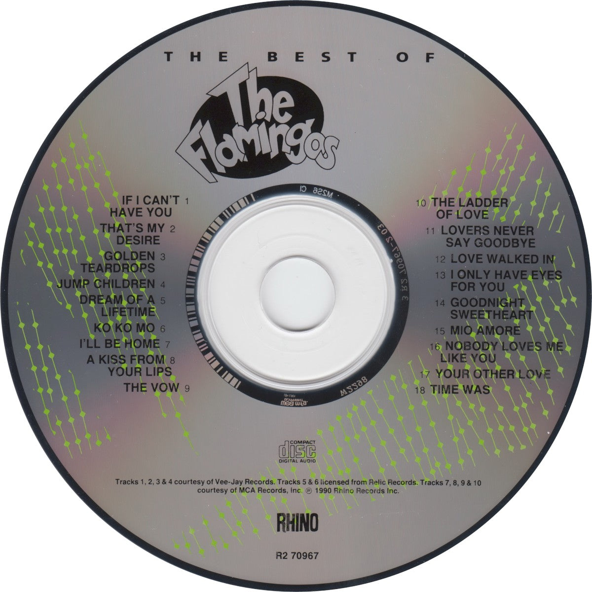 Label Disc: Flamingos (Doo Wop) – Best Of CD | Relix