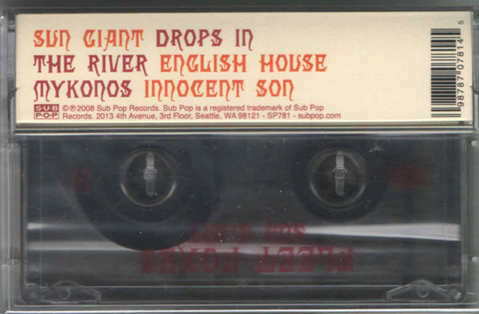 Label Disc: Fleet Foxes – Sun Giant Cassette | Relix