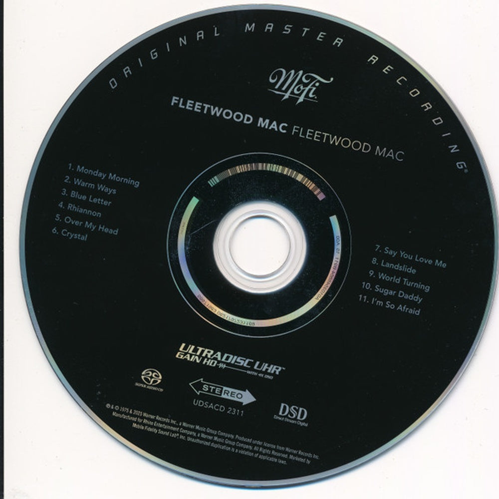 Label Disc: Fleetwood Mac – Fleetwood Mac CD | Relix
