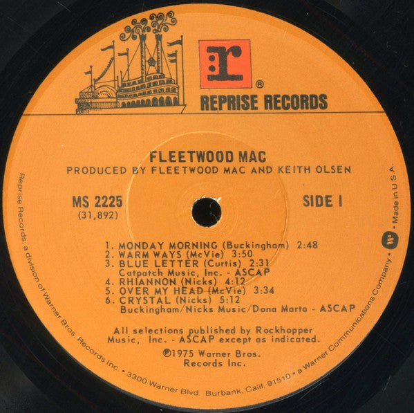 Label Disc: Fleetwood Mac – Fleetwood Mac Vinyl LP | Relix