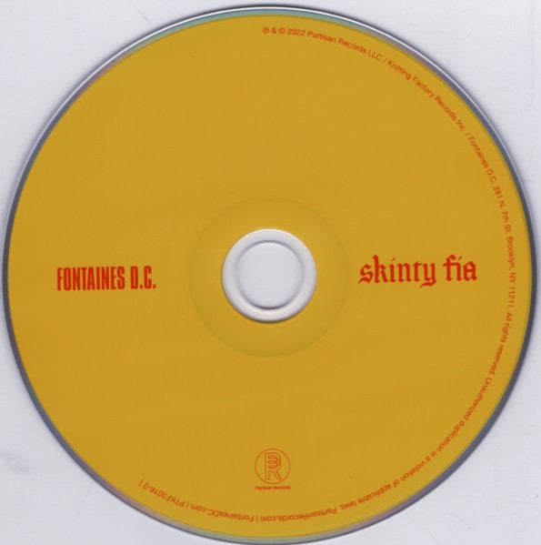 Label Disc: Fontaines D.C. – Skinty Fia (CD) CD | Relix
