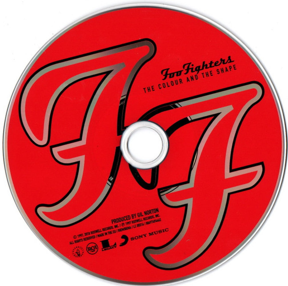 Label Disc: Foo Fighters – The Colour And The Shape (CD) CD | Relix