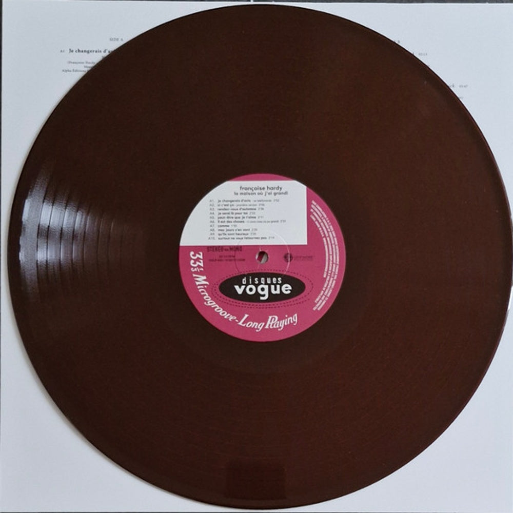 Label Disc: Francoise Hardy – La Maison Ou J'ai Grandi (Brwn, Colored LP Vinyl) Vinyl LP | Relix