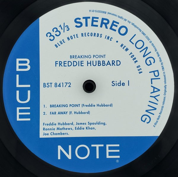 Label Disc: Freddie Hubbard – Breaking Point (Blue Note Tone Poet Series LP Vinyl) Vinyl LP | Relix