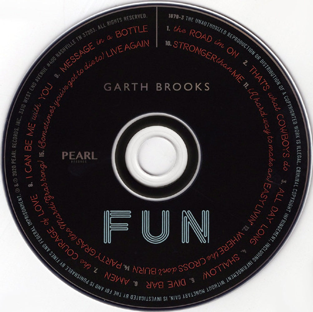 Label Disc: Garth Brooks – Fun (CD) CD | Relix