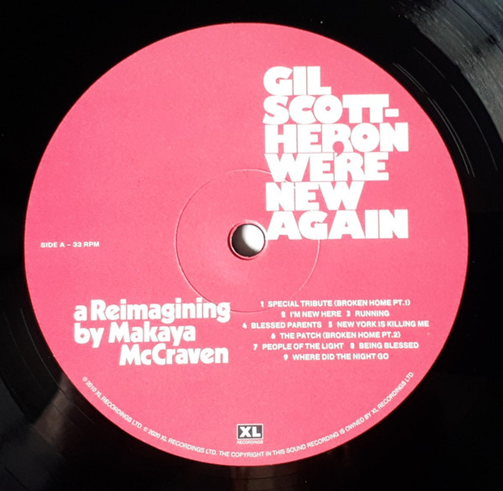 Label Disc: Gil Scott-Heron – We're New Again - A Reimagining by Makaya McCraven Vinyl LP | Relix